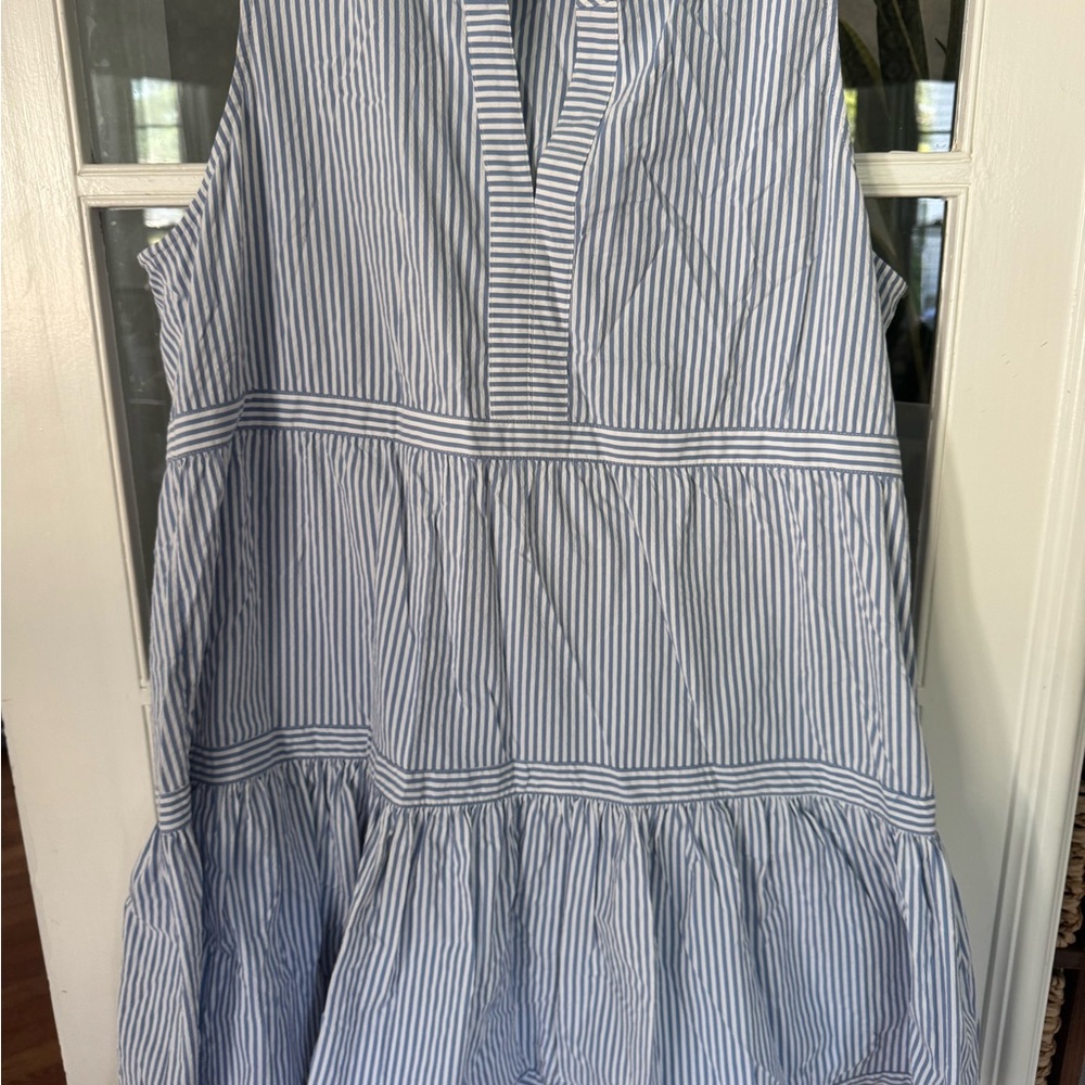 Vineyard Vines Blue and White Striped Kids Dress
